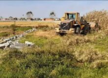 افزون بر ۱۰ هزار متر مربع از اراضی کشاورزی در محمودآباد آزادسازی شد