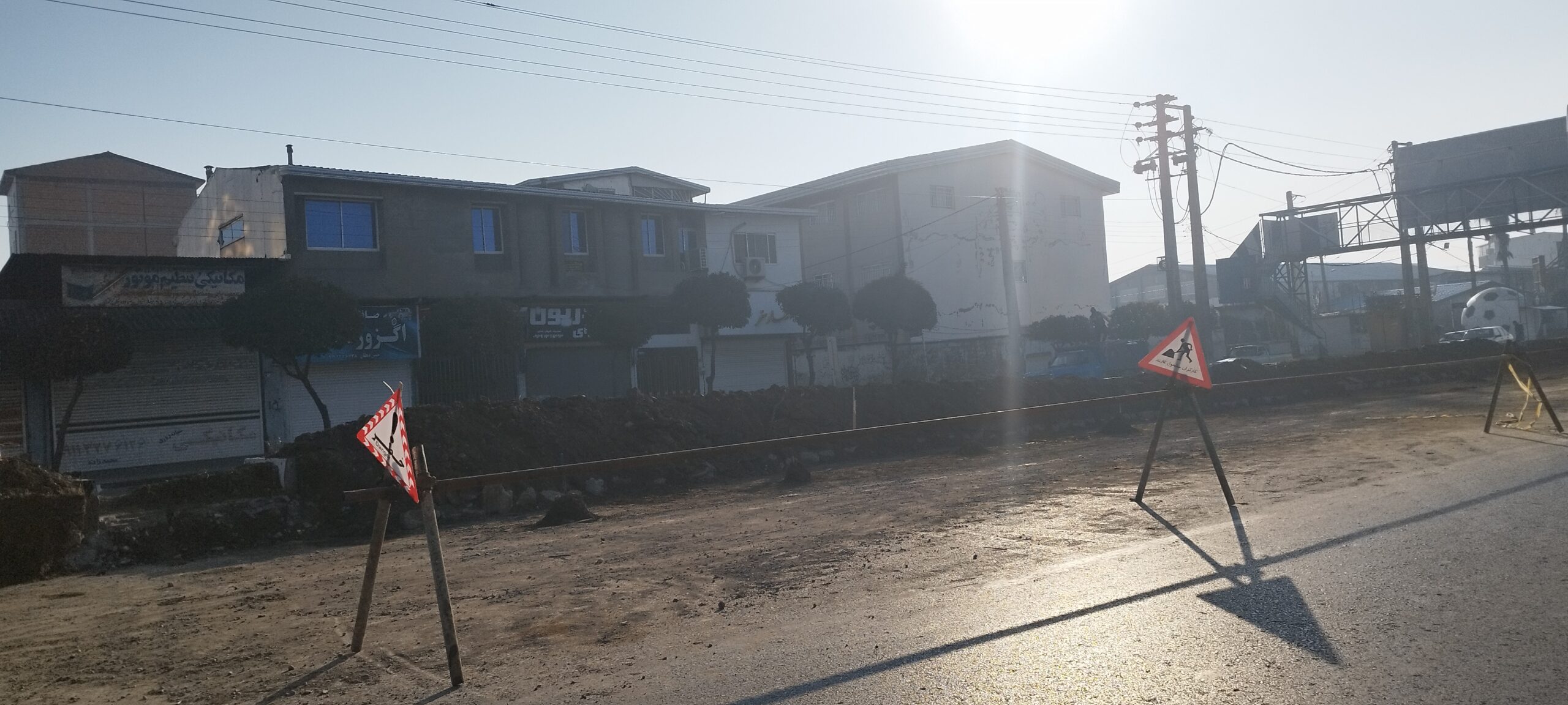 احداث دوربرگردان دوطرفه آغاز شد