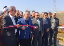 افتتاح پروژه پل بین مزارع روستای آهنگرکلای بیشه سر شهرستان قائمشهر