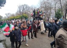 مردم تمام قد پای انقلاب ایستاده اند / خروش مردم شهرستان محمودآباد در راهپیمایی ۲۲ بهمن