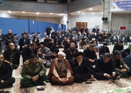 برگزاری مراسم گرامیداشت شهید سید حسن نصرالله در شهرستان محمودآباد