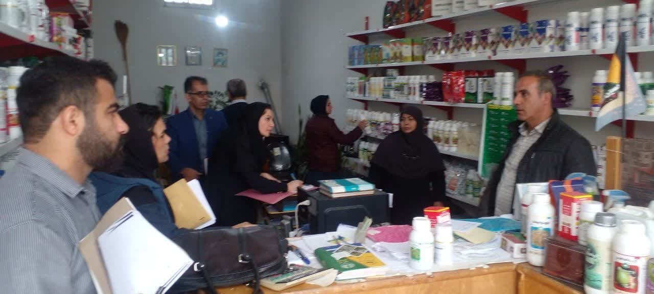 بازرسی فروشگاه‌های سموم کشاورزی در محمودآباد؛ برخورد با متخلفان