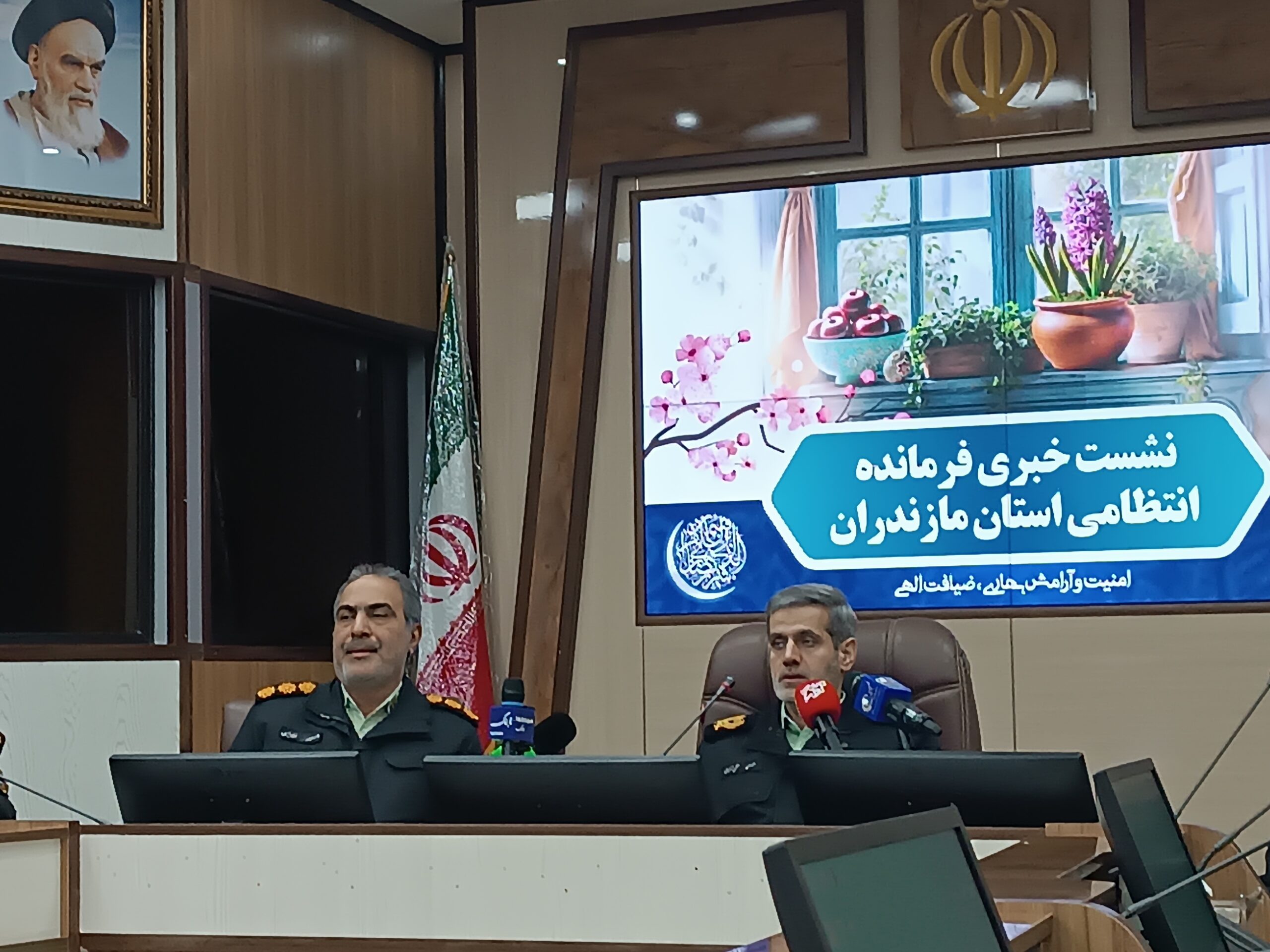 نشست خبری سردار مفخمی شهرستانی با اصحاب رسانه در روزهای پایانی سال ۱۴۰۳