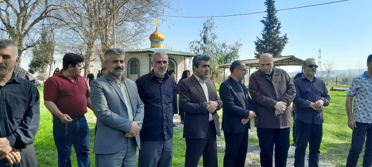 شرکت مدیرکل بنیاد شهید و امورایثارگران مازندران در مراسم تشییع پیکر پاک پدر شهید سوادکوهی در ساری