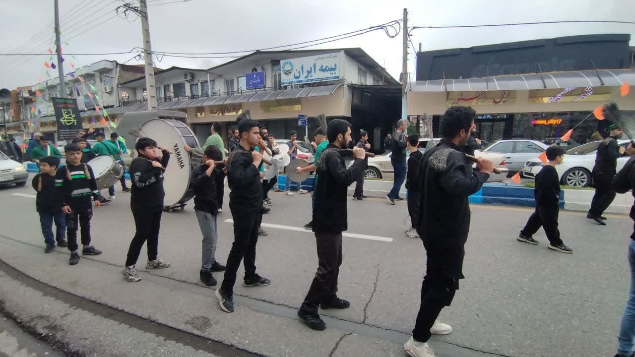 مراسم «دسته روی» سالروز شهادت امام علی (ع) در شهرستان محمودآباد برگزار شد