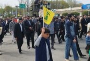 مراسم راهپیمایی روز جهانی قدس در شهرستان محمودآباد برگزار شد