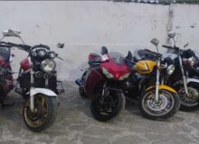 توقیف موتور سنگین‌های قاچاق در محمودآباد