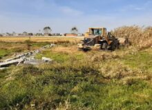 آزاد سازی ۷۵۰۰ متر زمین کشاورزی در محمودآباد