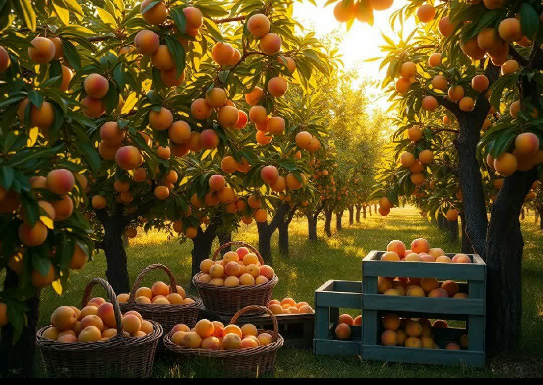 تولید بیش از ۱۱ هزار تن هلو و شلیل در بهشهر