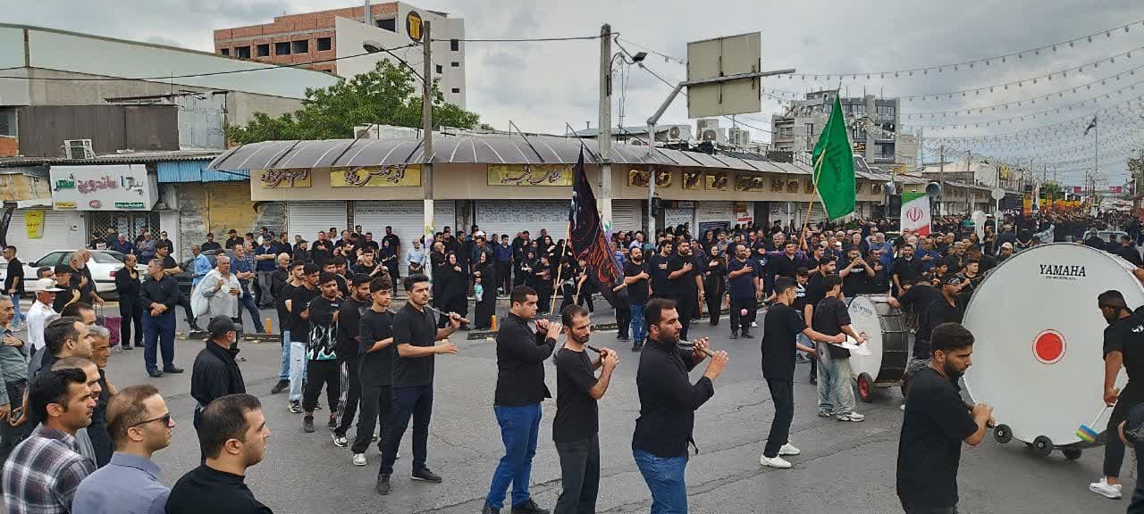 مراسم دسته‌روی و عزاداری تاسوعای حسینی در شهرستان محمودآباد