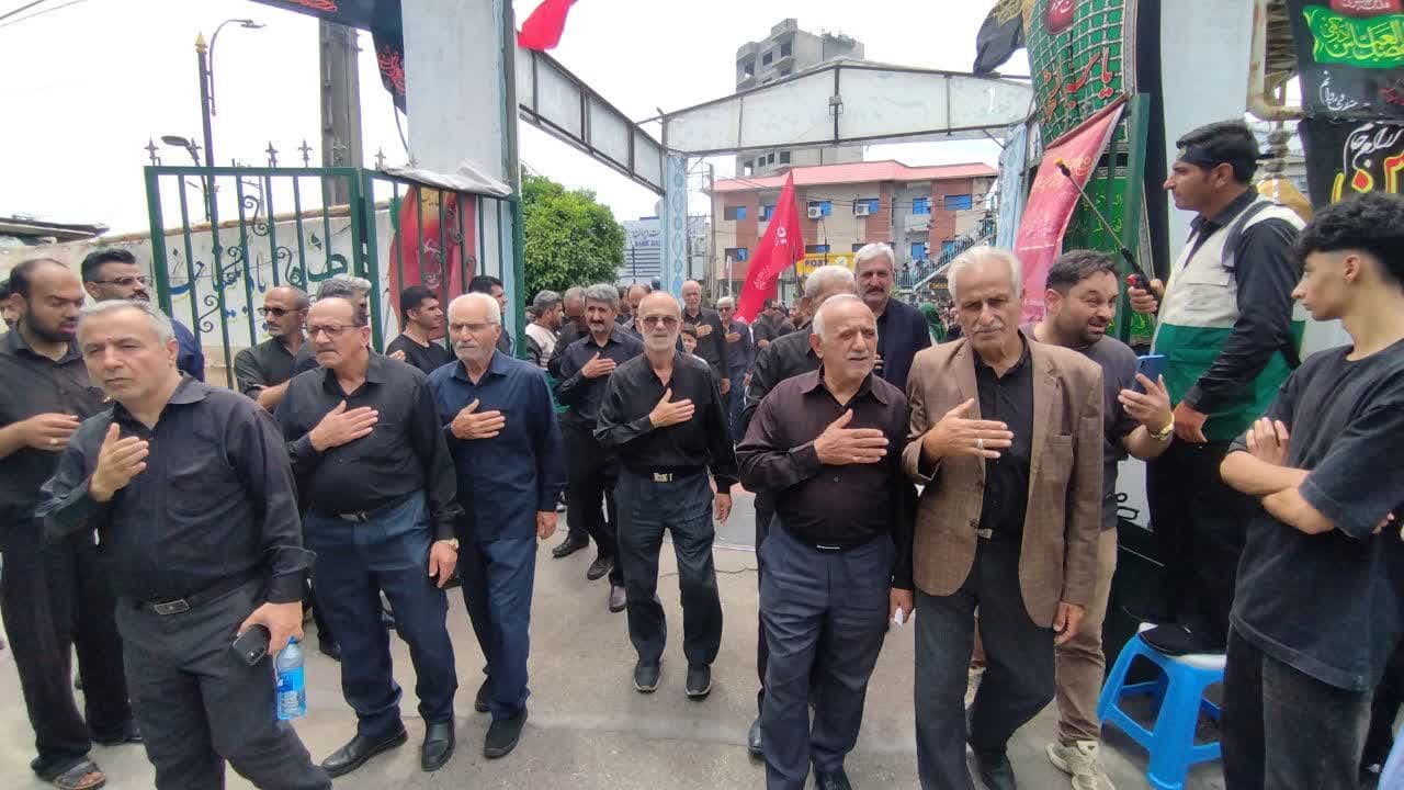 تپشِ عزای حسینی در شهرستان محمودآباد
