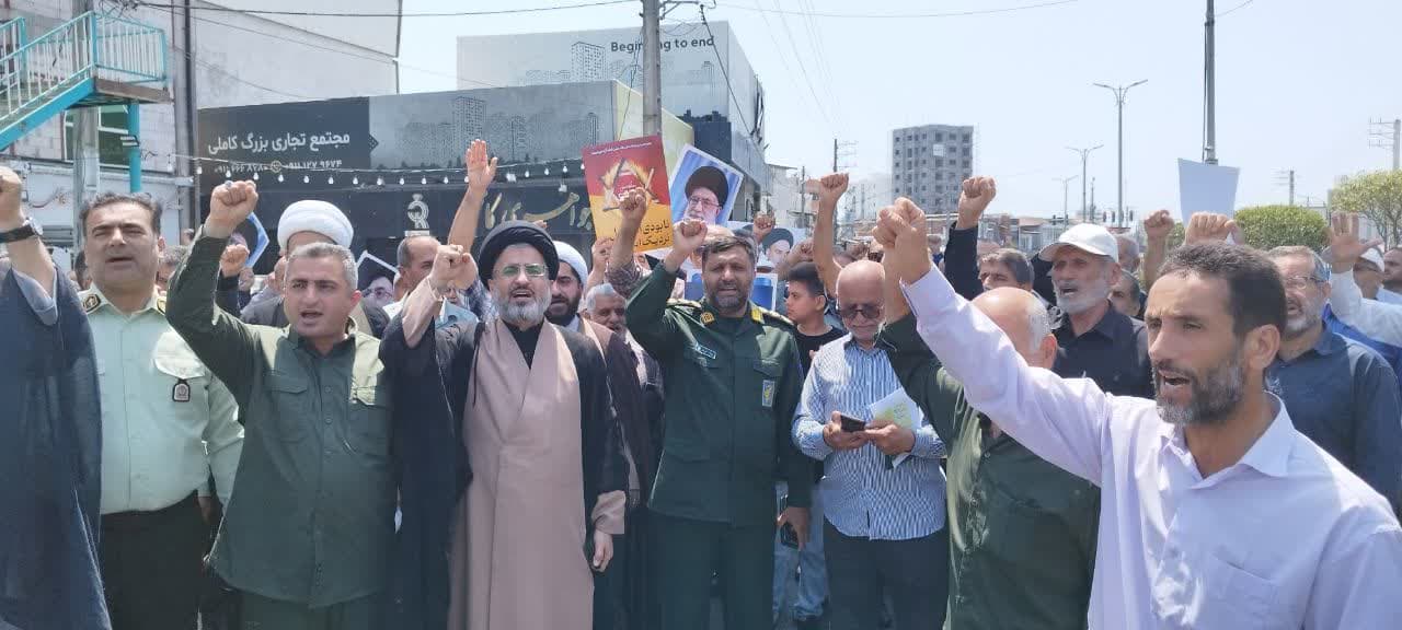 محمودآبادی ها هم در جمعه خشم و نصر مردانه به میدان آمدند