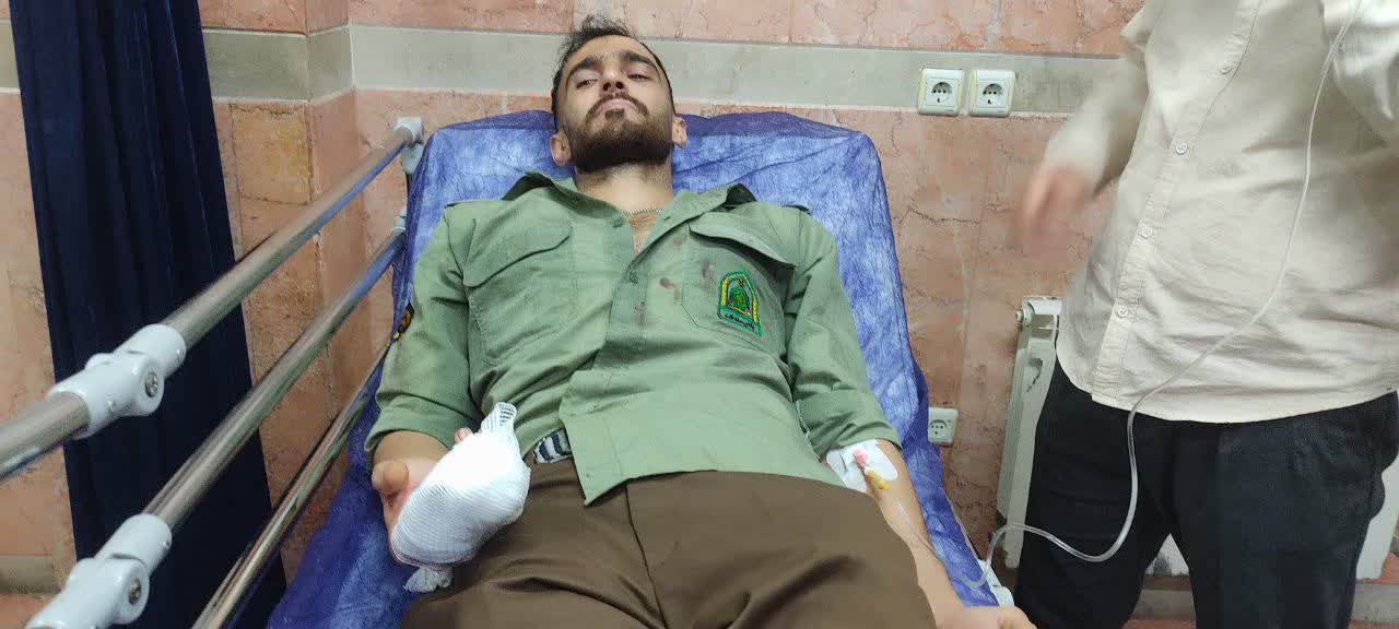 مجروح شدن مامور منابع طبیعی بابل در روز کارمند قطع انگشت در ازای حفظ منابع منابع طبیعی