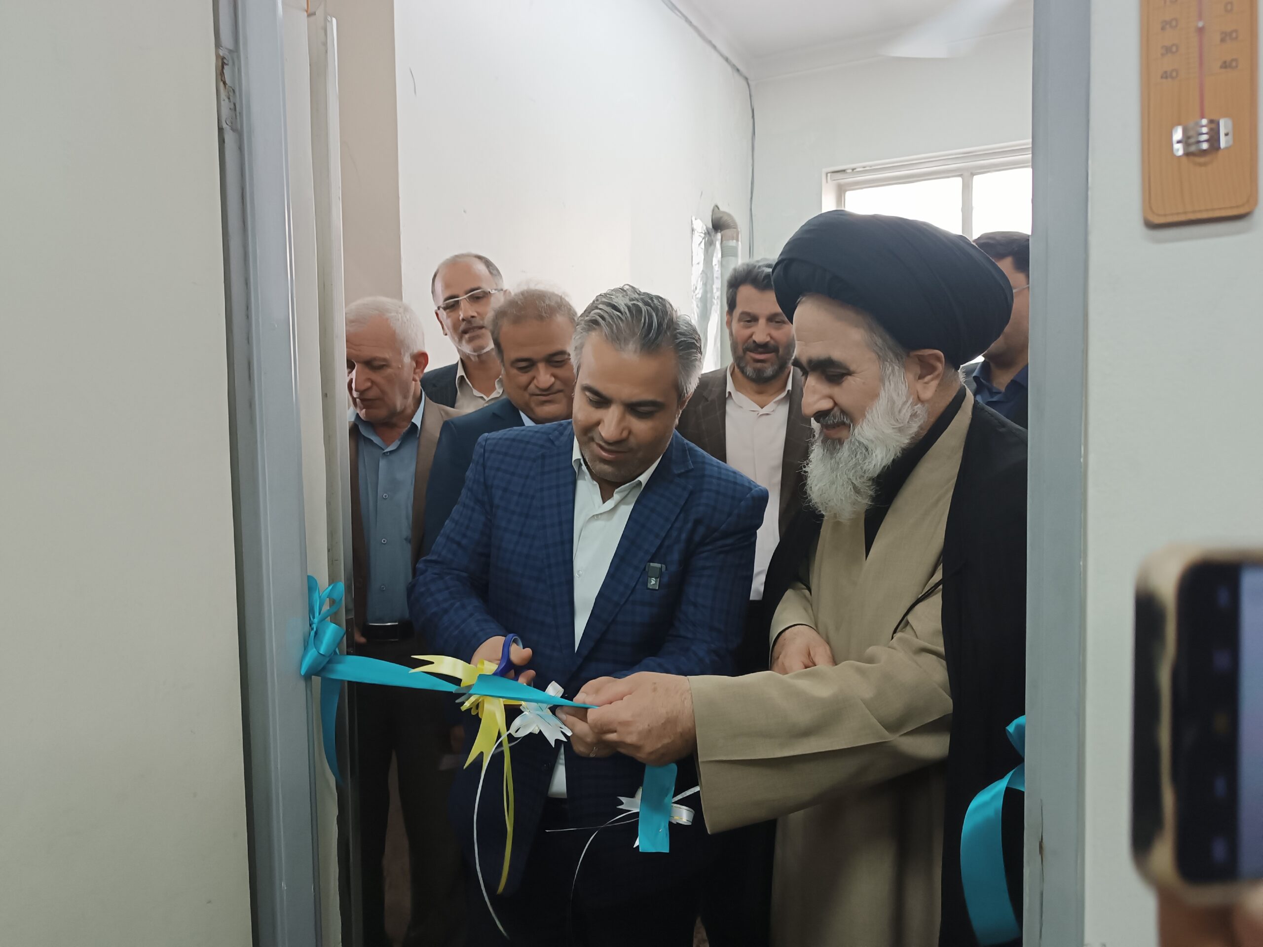 افتتاح طرح فیبر نوری در روستای قراخیل قائمشهر