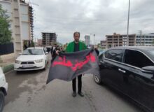 پیاده روی جاماندگان اربعین حسینی در شهرستان محمودآباد