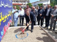 پروژه ساختمان جدید دادگستری نوشهر و دادسرای کلاردشت کلنگ زنی شد