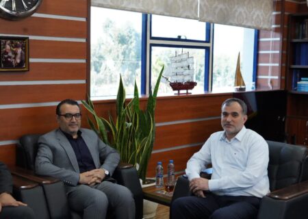 دیدار مدیرکل محیط زیست استان مازندران با مدیر کل بنادر و دریانوردی امیرآباد