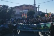 راهپیمایی پر شور ۱۳ آبان با حضور گسترده مردم  شهرستان محمودآباد