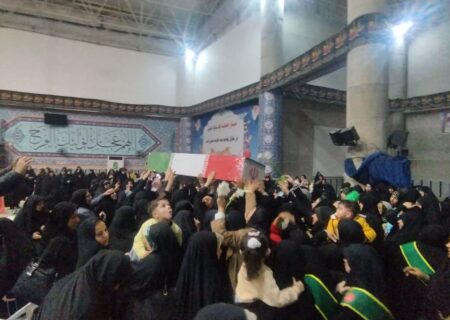 آیین وداع با شهدای گمنام در شهرستان محمودآباد برگزار شد