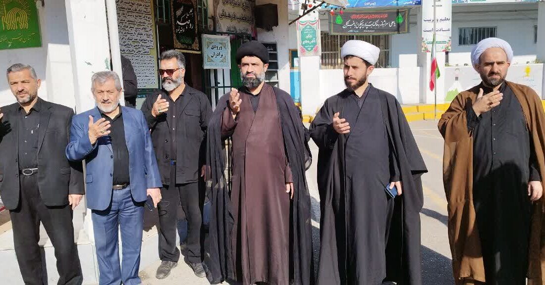 آيين عزاداري و دسته روي فاطميه در محمودآباد برگزار شد