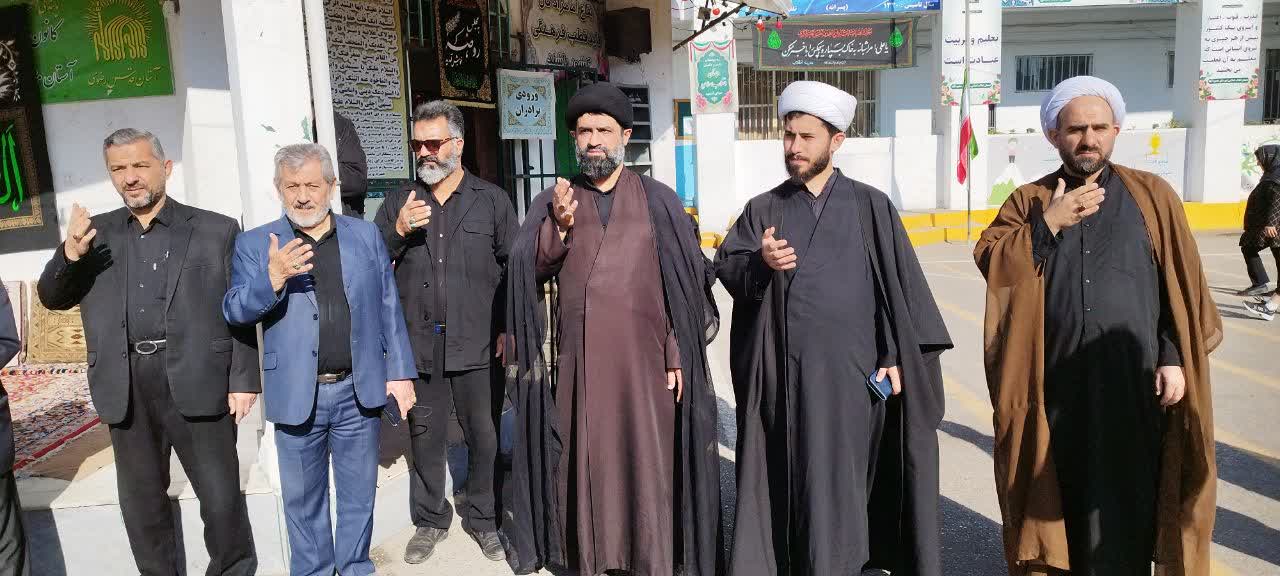 آيين عزاداري و دسته روي فاطميه در محمودآباد برگزار شد