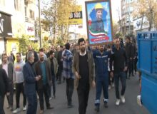 تشییع پیکر شهید خدمت در قائم شهر