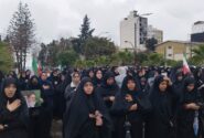 سوگواری مردم  ولایتمدار شهرستان محمودآباد در پی شهادت امام خامنه ای(ره)