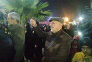 خروش  شبانه  مردم  ولایتمدار شهرستان محمودآباد در پی شهادت رهبر انقلاب