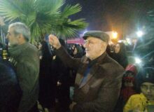 خروش  شبانه  مردم  ولایتمدار شهرستان محمودآباد در پی شهادت رهبر انقلاب